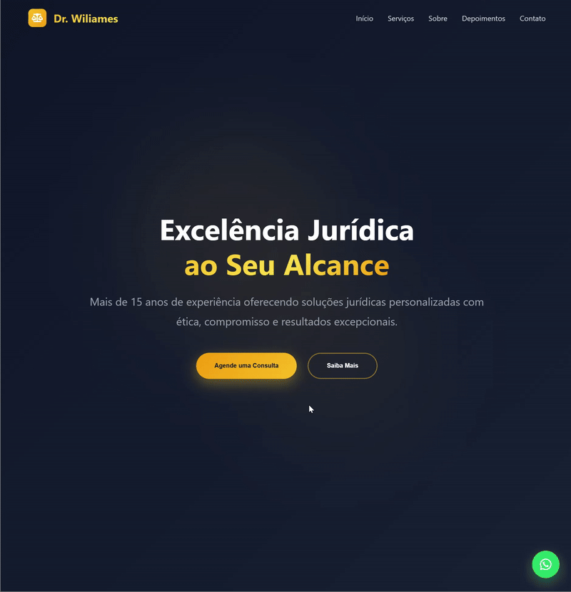 Projeto Pagina para Advogados